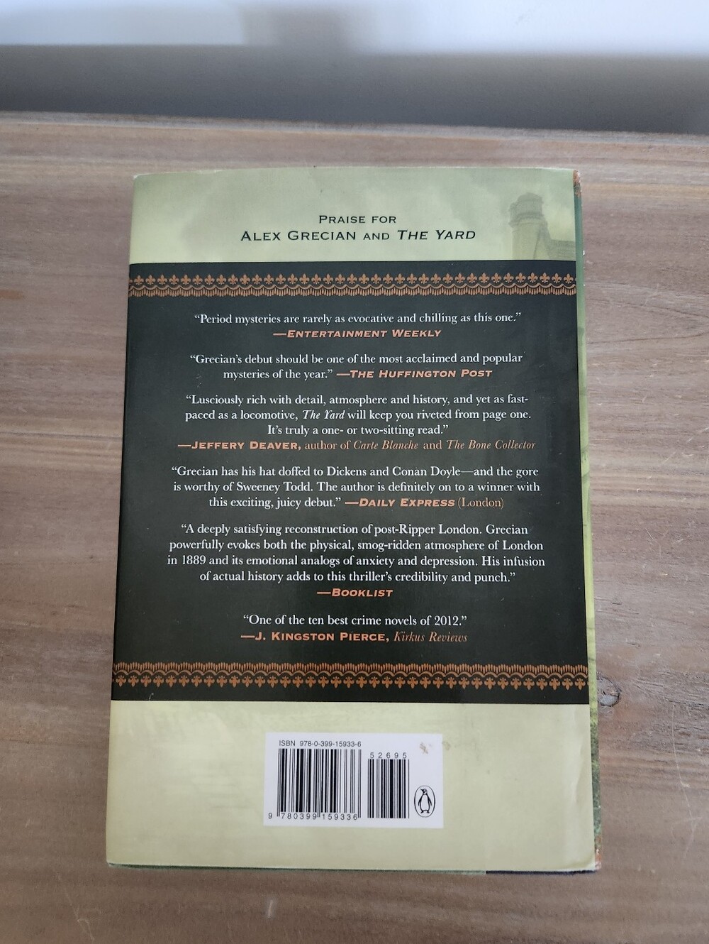 The Black Country Alex Grecian SIGNED 1st Edition 1st Printing Hardcover - Picture 12 of 13